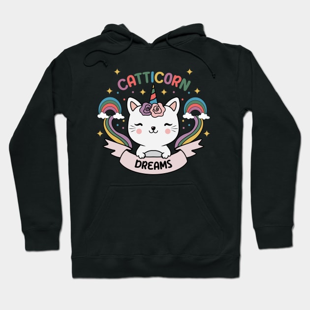 Catticorn Cat Hoodie by VecTikSam